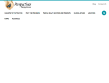 Tablet Screenshot of perspectivestherapyservices.com